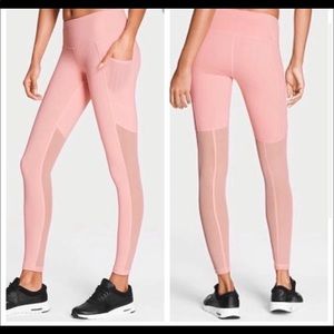 Victoria secret pink knockout sport tights workout compression mesh leggings